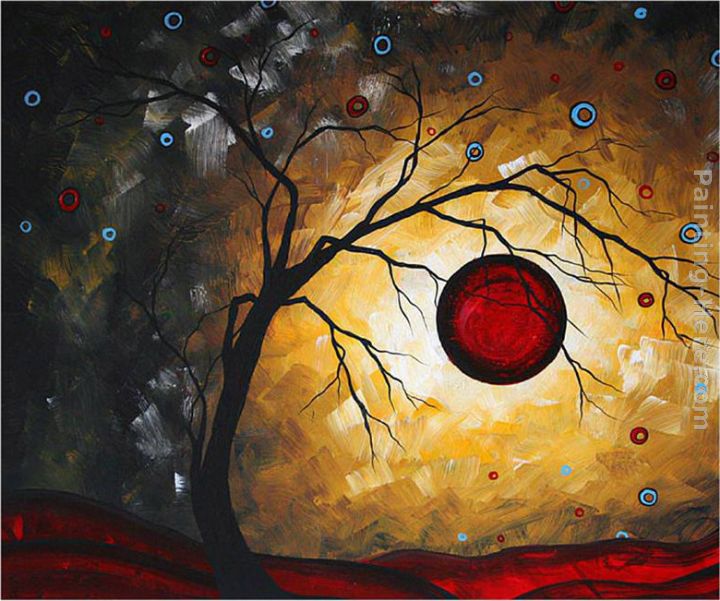 Red Moon painting - Megan Aroon Duncanson Red Moon art painting